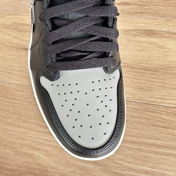 ✨Nike Air Jordan 1 Low OG Shadow Sz 8 Men's Shoes Sneakers Black Gray CZ0790-003 - Picture 9 of 10